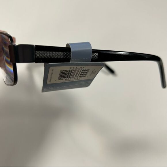 Foster Grant - Multi Focus Plus Black and Grey Reading Glasses Metal Frame-1.50 - Picture 2 of 4